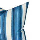 Shoreline Pillow Cover in Pacific Blue, Indoor Outdoor Pillows - Kelly Wearstler Textiles