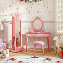 Free-Standing Full Length Mirror Kids Jewelry Armoire Cabinet by LJGDeals
