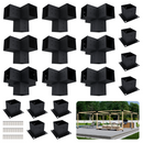 DIY Pergola Bracket Kit for a Freestanding Pergola Frame - Any Size Up to 24' x 24'