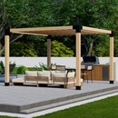 DIY Pergola Bracket Kit for a Freestanding Pergola With Slatted Roof - Any Size Up to 12' x 12'