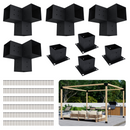 DIY Pergola Bracket Kit for a Freestanding Pergola Frame - Any Size Up to 12' x 12'