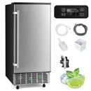 Free-Standing Built-In Undercounter Ice Maker-Silver by LJGDeals