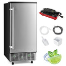 Free-Standing Built-In Undercounter Ice Maker-Silver by LJGDeals