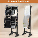 Free Standing Full Length Jewelry Armoire with L by LJGDeals