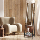 LED Standing Jewelry Mirror Cabinet with 3-Color Lighted Full-Length Mirror by LJGDeals