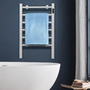 Freestanding and Wall-mounted 6 Bars Towel Warmer with Timer and LED Display by DirectDeals