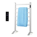 Freestanding and Wall-mounted 6 Bars Towel Warmer with Timer and LED Display by LJGDeals