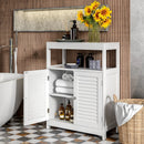 Freestanding Bathroom Floor Cabinet with Double Shutter Doors by LJGDeals