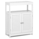 Freestanding Bathroom Floor Cabinet with Double Shutter Doors by LJGDeals