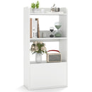 Freestanding Bookshelf with 3-Tier Open Shelf-Rustic Brown by DirectDeals