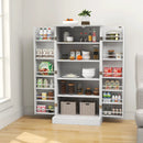 Freestanding Buffet Cupboards Sideboard with 2 Doors and Anti-Tipping Devices-White by LJGDeals