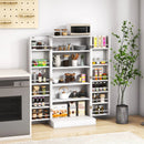 Freestanding Buffet Cupboards Sideboard with 2 Doors and Anti-Tipping Devices-White by LJGDeals