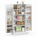 Freestanding Buffet Cupboards Sideboard with 2 Doors and Anti-Tipping Devices-White by LJGDeals