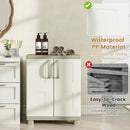 Freestanding Buffet Cabinet Sideboard with 2 Doors and Adjustable Shelves for Kitchen and Garage by LJGDeals