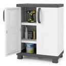 Freestanding Buffet Cabinet Sideboard with 2 Doors and Adjustable Shelves for Kitchen and Garage by LJGDeals