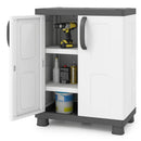 Freestanding Buffet Cabinet Sideboard with 2 Doors and Adjustable Shelves for Kitchen and Garage by DirectDeals