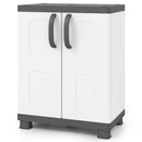 Freestanding Buffet Cabinet Sideboard with 2 Doors and Adjustable Shelves for Kitchen and Garage by LJGDeals