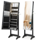 Freestanding Jewelry Cabinet with Full Length HD Mirror by LJGDeals