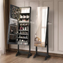 Freestanding Jewelry Cabinet with Full Length HD Mirror by LJGDeals