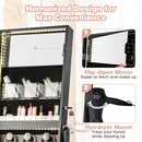 Freestanding Jewelry Cabinet with Full Length HD Mirror by LJGDeals