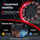 70 Inch Freestanding Punching Bag with Fillable Base 12 Suction Cups and Shock Absorbers by LJGDeals