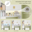 Freestanding Storage Cabinet Above Toilet with 2-Door Cabinet-White by LJGDeals