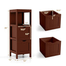 Freestanding Storage Cabinet with 2 Removable Drawers for Bathroom by LJGDeals