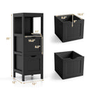 Freestanding Storage Cabinet with 2 Removable Drawers for Bathroom by LJGDeals