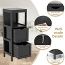 Freestanding Storage Cabinet with 2 Removable Drawers for Bathroom by LJGDeals