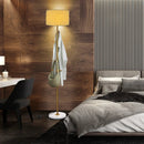 Freestanding Tall Pole Lamp with 5 Hooks and Sturdy Weighted Base by LJGDeals