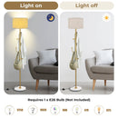 Freestanding Tall Pole Lamp with 5 Hooks and Sturdy Weighted Base by LJGDeals