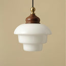 Nordic Cream White Glass Pendant Lights