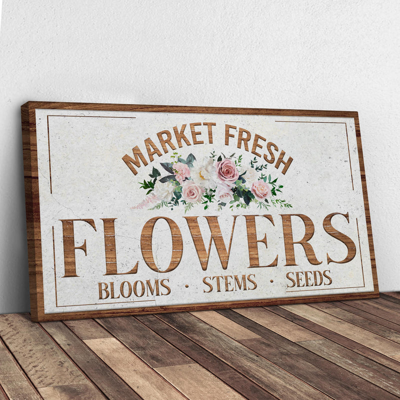 Fresh Flower Market Sign II