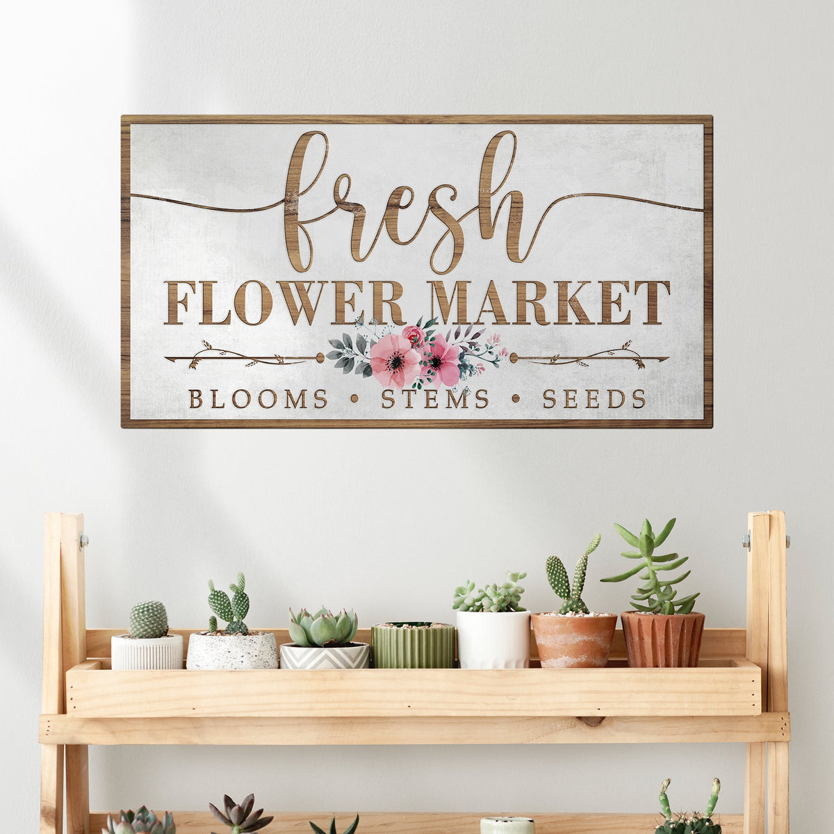 Fresh Flower Market Sign, photo 2 of 7