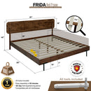 Frida Solid Wood Bed Frame by Megsu