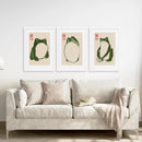 Japanese Matsumoto Hoji Frog Wall Art Print Set by Wall Art Set