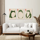 Japanese Matsumoto Hoji Frog Wall Art Print Set by Wall Art Set