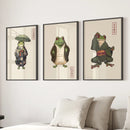 Matsumoto Hoji Frog Wall Art Prints Decor Set by Wall Art Set