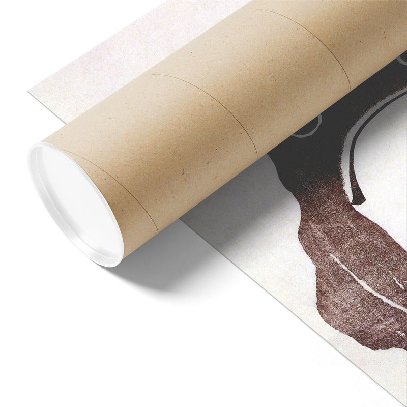 "Frog" by Matsumoto Hoji Matte Poster