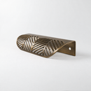 Frond, Solid Brass Edge Pulls