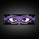 Violet Mask Wall Art Print, Ornate Wall Canvas Print, Eye Canvas Art, Framed Art Print, Wall Decor, Panoramic, Wall Art, Canvas Print