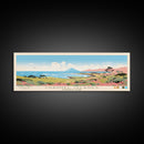 Channel Islands National Park Panoramic California Travel Art, National Park Print, Minimalist Travel Art, Midcentury Modern Style Landscape