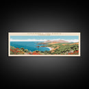 Channel Islands National Park Panoramic California Travel Art, National Park Print, Minimalist Travel Art, Midcentury Modern Style Landscape