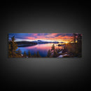 Panoramic of Crater Lake National Park, Extra Large Wall Art, Panoramic Wall Art, Panoramic Print, Landscape Photography, Landscape Print