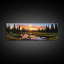 Panoramic Print of Kings Canyon National Park, Extra Large Wall Art, Panoramic Wall Art, Panoramic Landscape Print, Landscape Photography