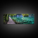 Panoramic Print of Plitvice Lakes Park Croatia Extra Large Wall Art, Panoramic Wall Art, Panoramic Landscape Print, Landscape Photography