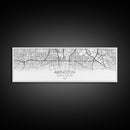 Panoramic Arlington City Map, Texas Art, Map Print, Minimalist Wall Art, Canvas Art, Housewarming Gift, Street Map Art, Closing Gift