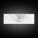 Panoramic Brownsville City Map, Texas Art, Map Print, Minimalist Wall Art, Canvas Art, Housewarming Gift, Street Map Art, Closing Gift