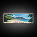 Akapa Beach, Cook Islands Panoramic Print, Vacation Gift, Cook Islands Wall Art, Beach Painting, Beach Decor, Beach Or Lakehouse Art