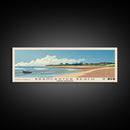 Brancaster Beach, United Kingdom Panoramic Beach Print, Vacation Gift, United Kingdom Wall Art, Framed Canvas Print, Framed Beach Painting